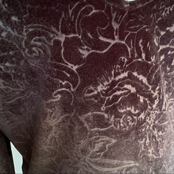 Soma 90’s style velvet floral embossed fit and flare skater style dress S NEW - Picture 7 of 7